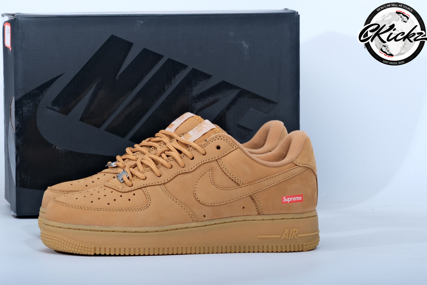 Supreme X AF1 Flax