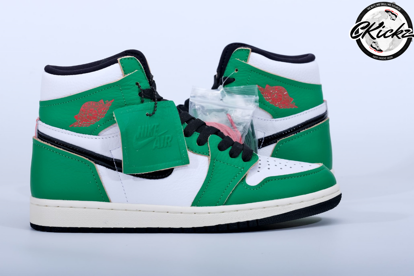 Retro High Lucky Green Trainers