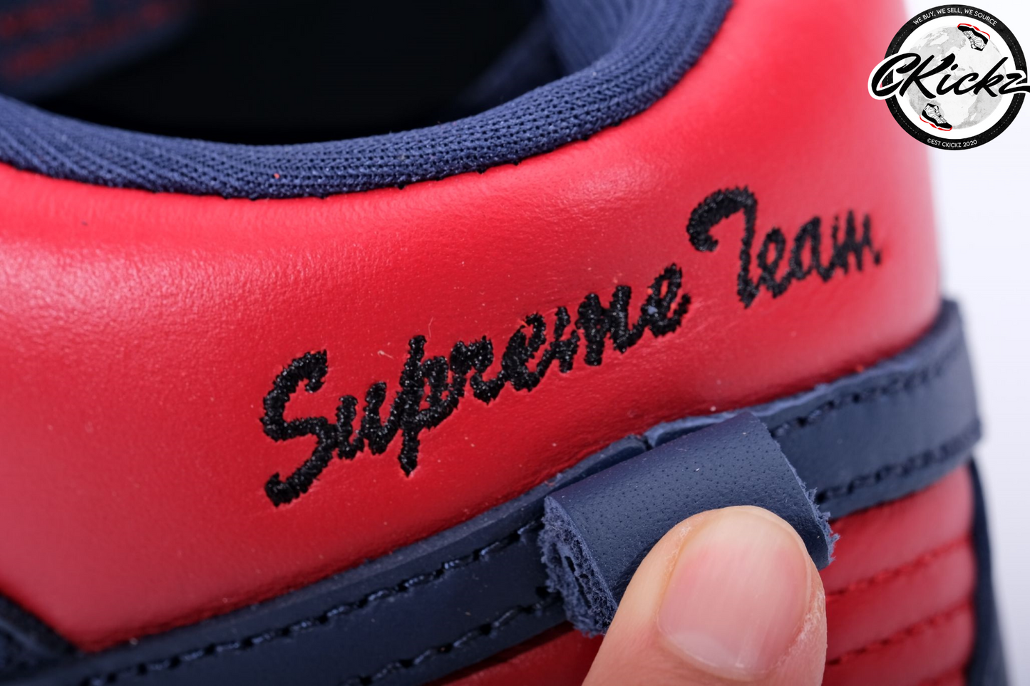 Supreme x NK SB Dunk High By Any Mean Navy