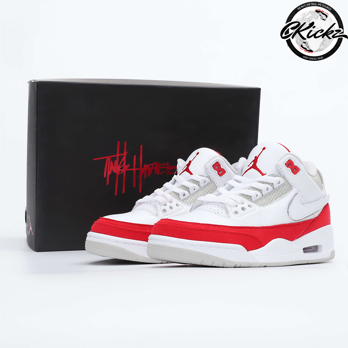 J3 Retro Tinker White University Red