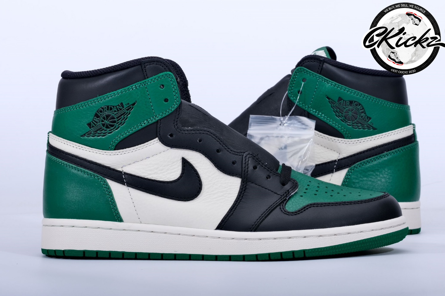Retro High Pine Green Trainers