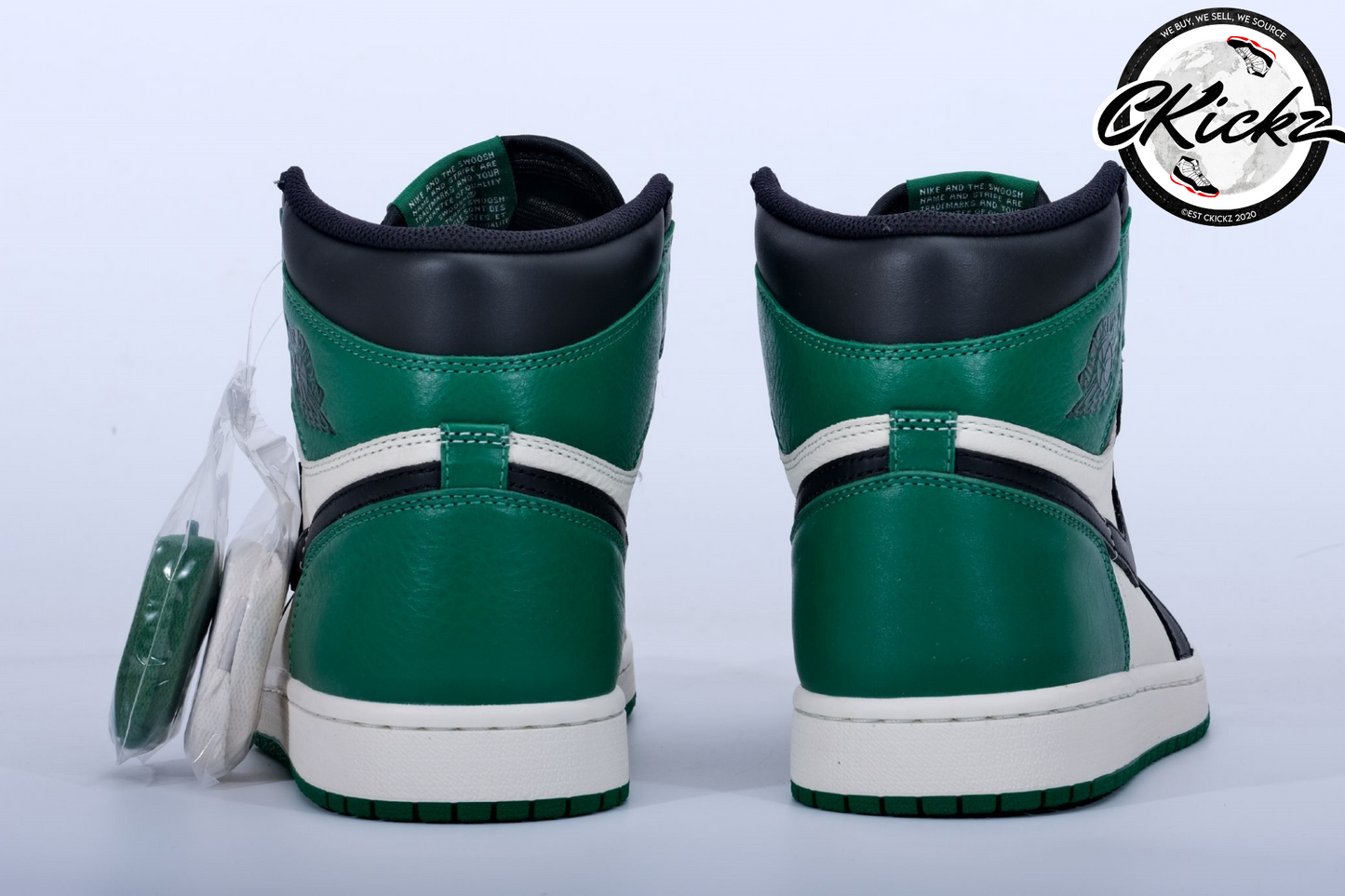 Retro High Pine Green Trainers