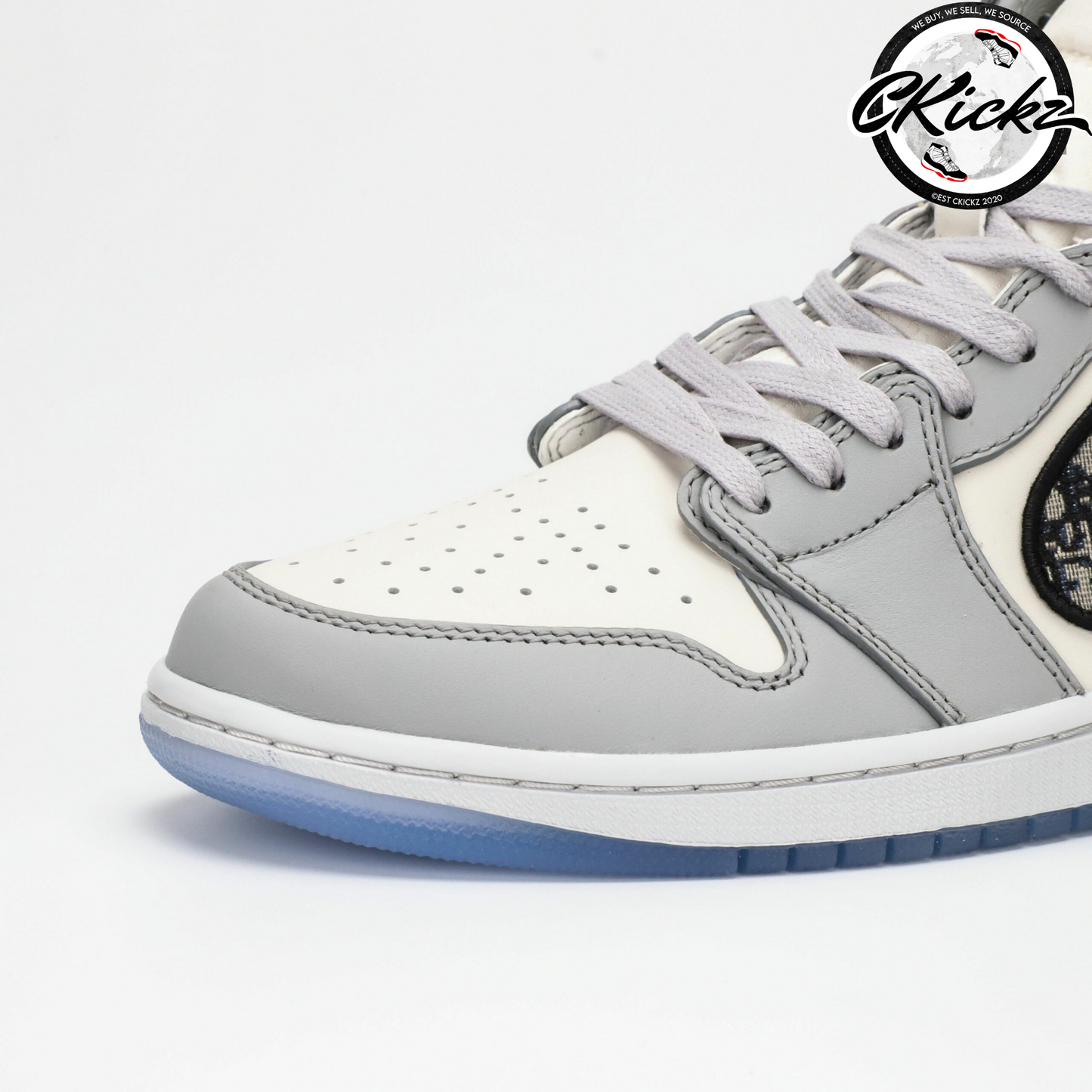 Retro Blue Transparent Trainers