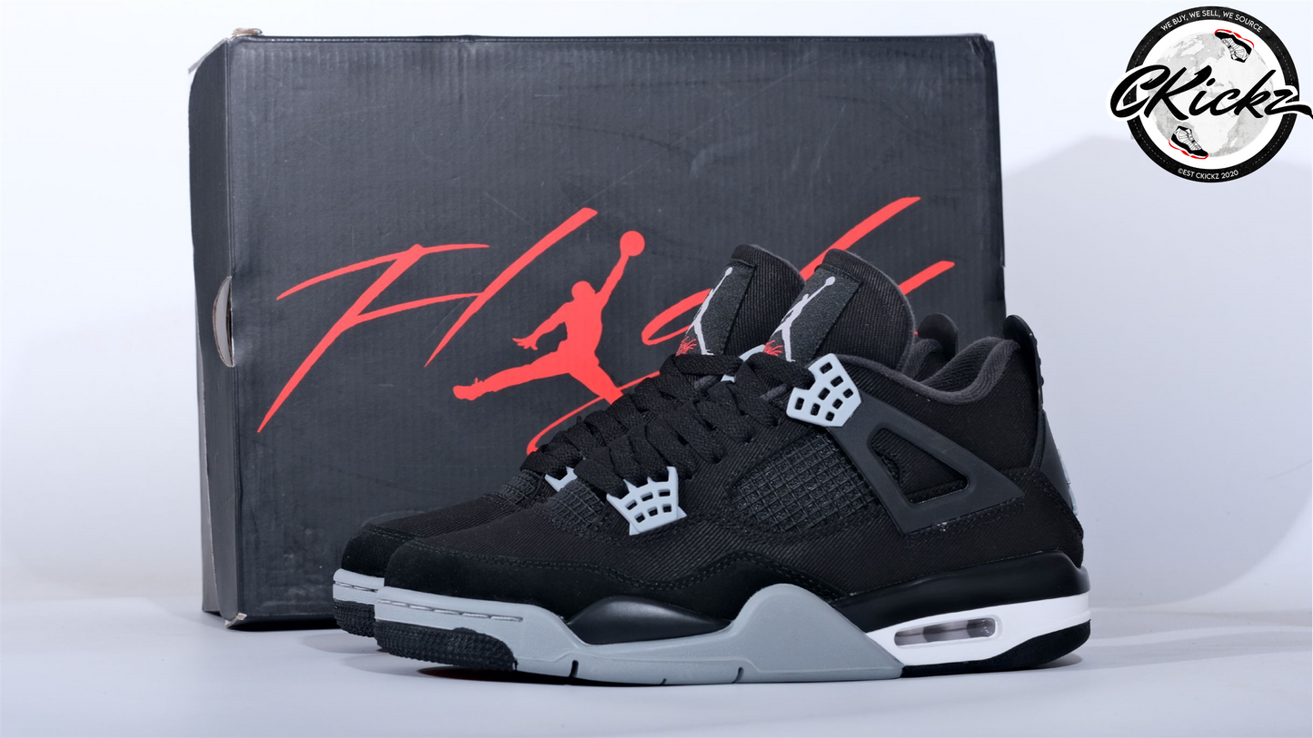 Retro Black Canvas