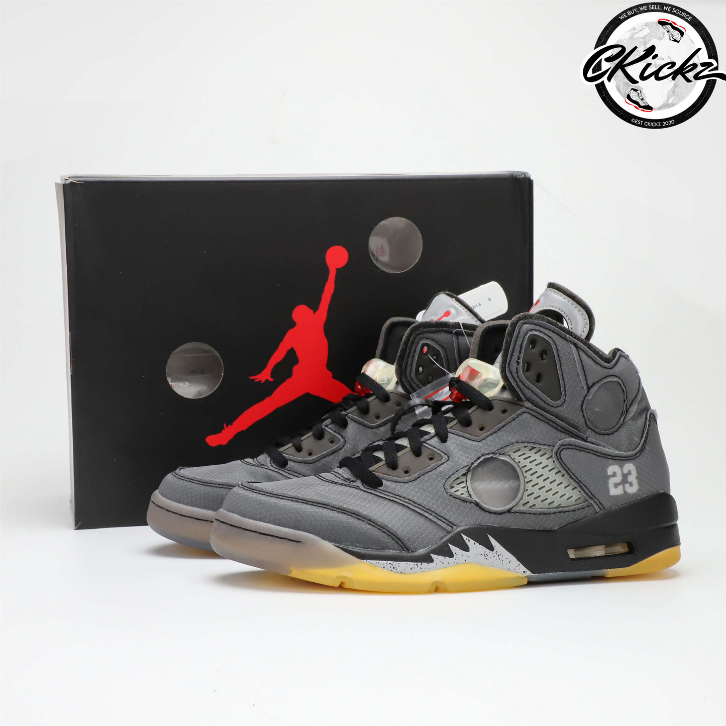J5 Retro Off-White Black