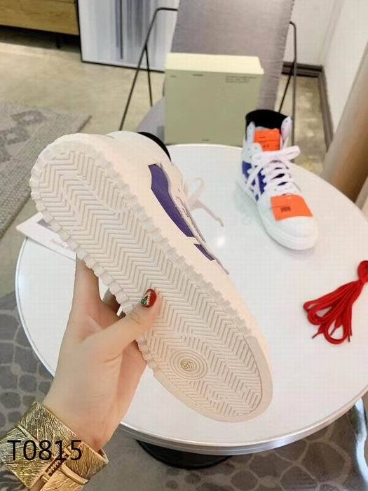 Off-White Purple & White High Court 3.0