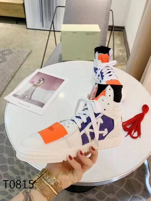 Off-White Purple & White High Court 3.0