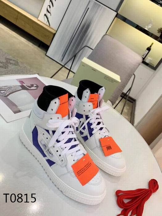 Off-White Purple & White High Court 3.0