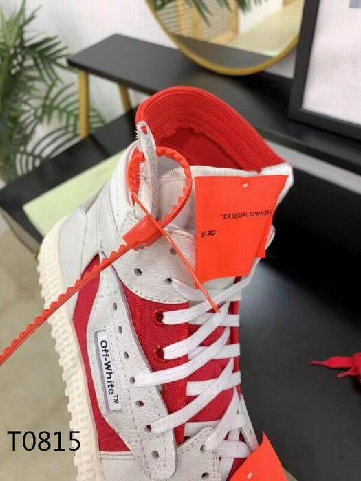Off-White Red & White High Court 3.0
