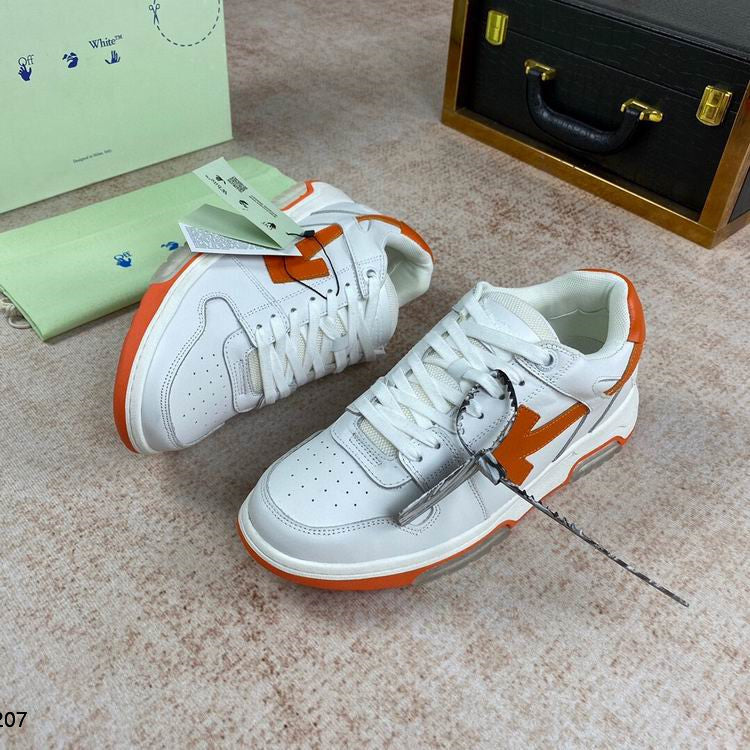 Off-White Orange & White Out Of Office