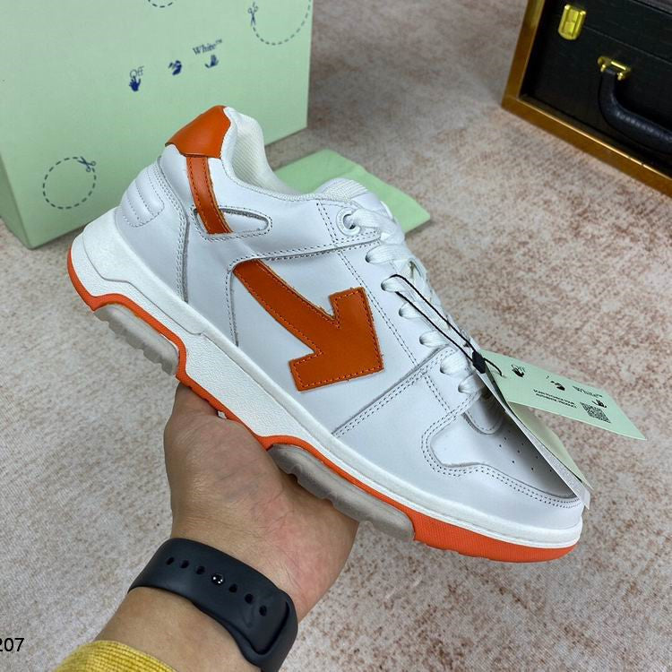 Off-White Orange & White Out Of Office