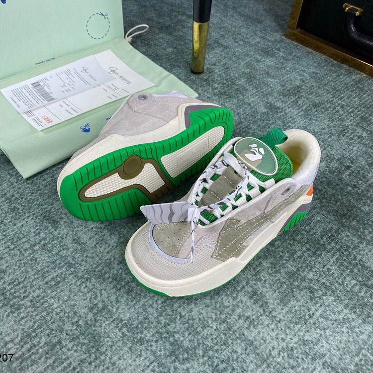Off-White Grey & Green Arrow Skate