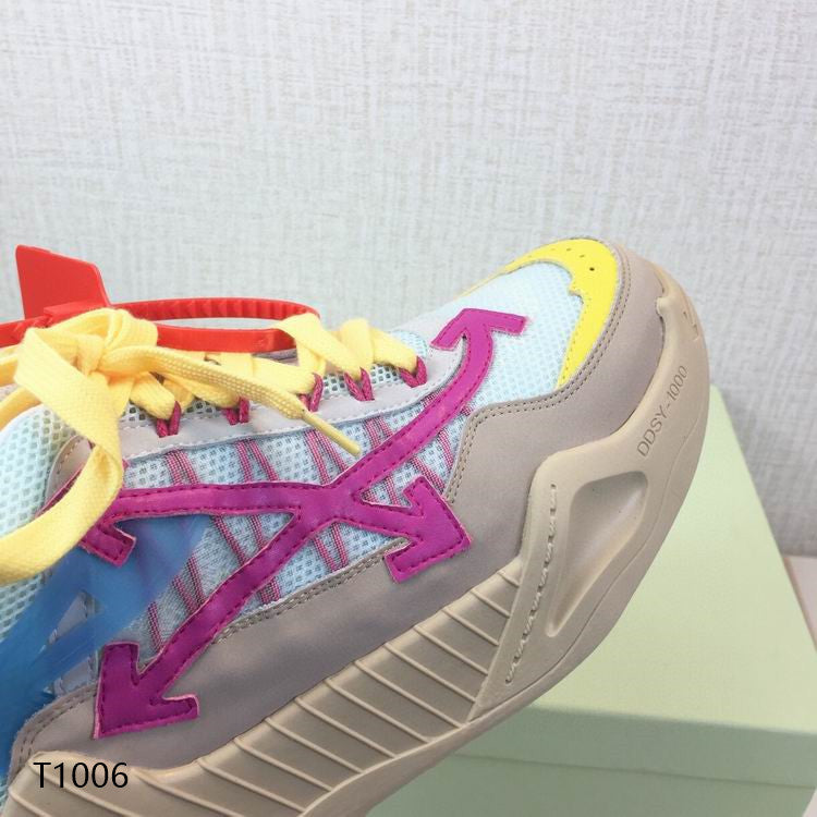 Off-White Grey, Purple, Blue & Yellow Odsy
