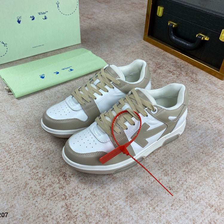 Off-White Beige & White Out Of Office