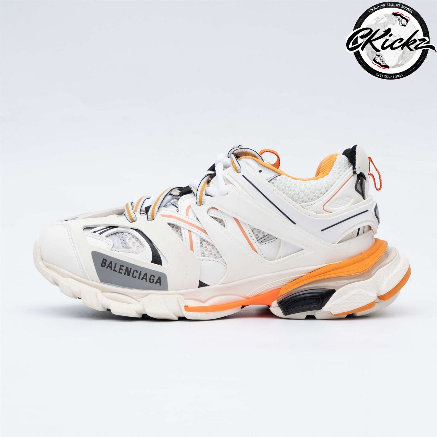 Balenci Track White Orange