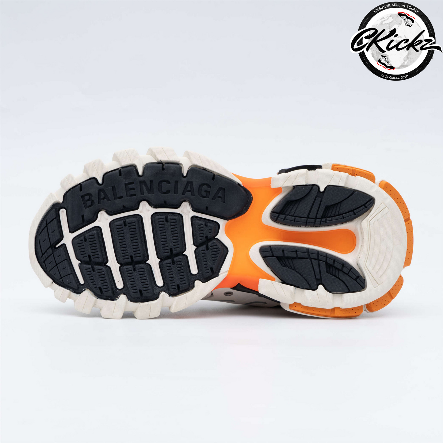 Balenci Track White Orange