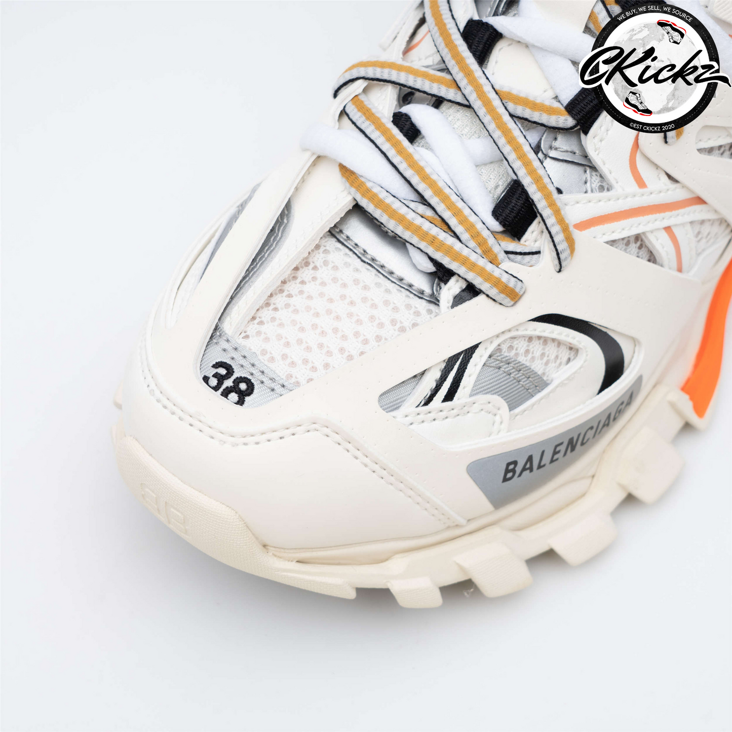 Balenci Track White Orange