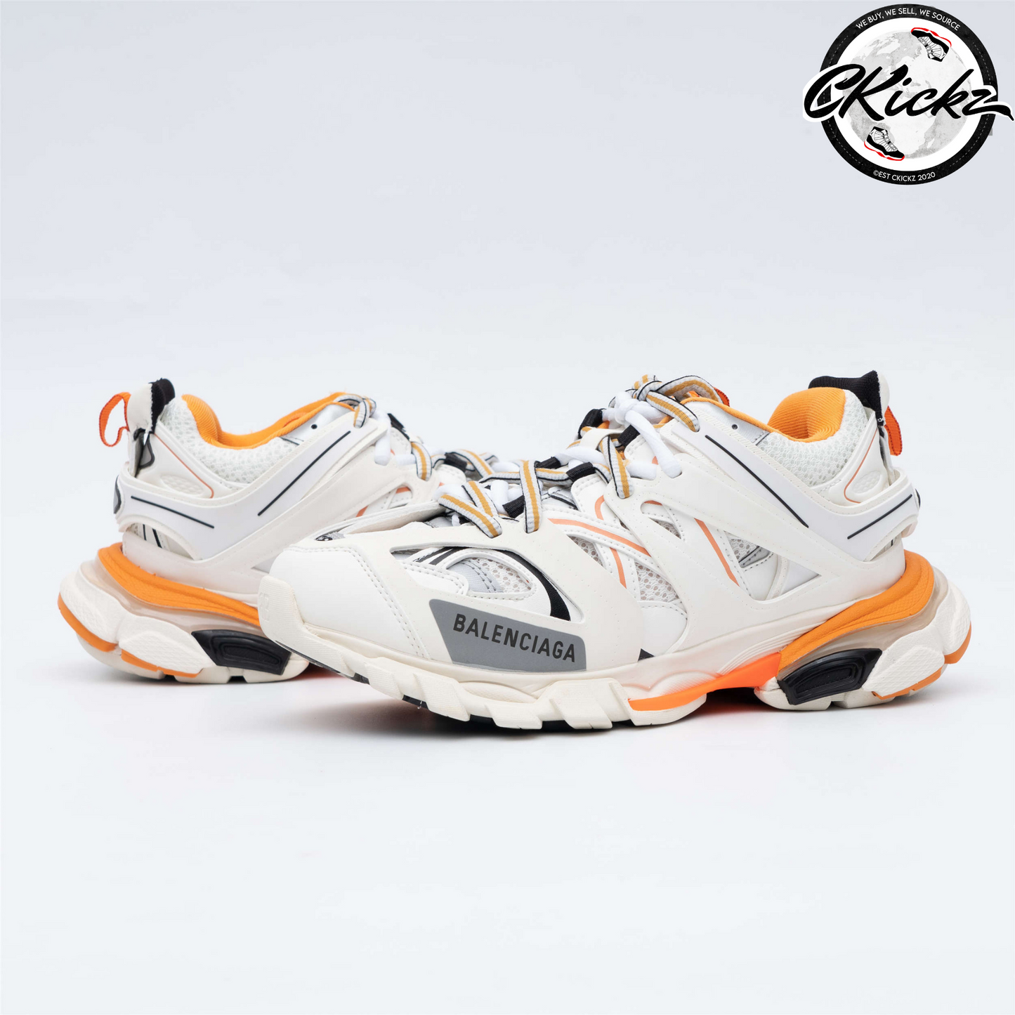 Balenci Track White Orange
