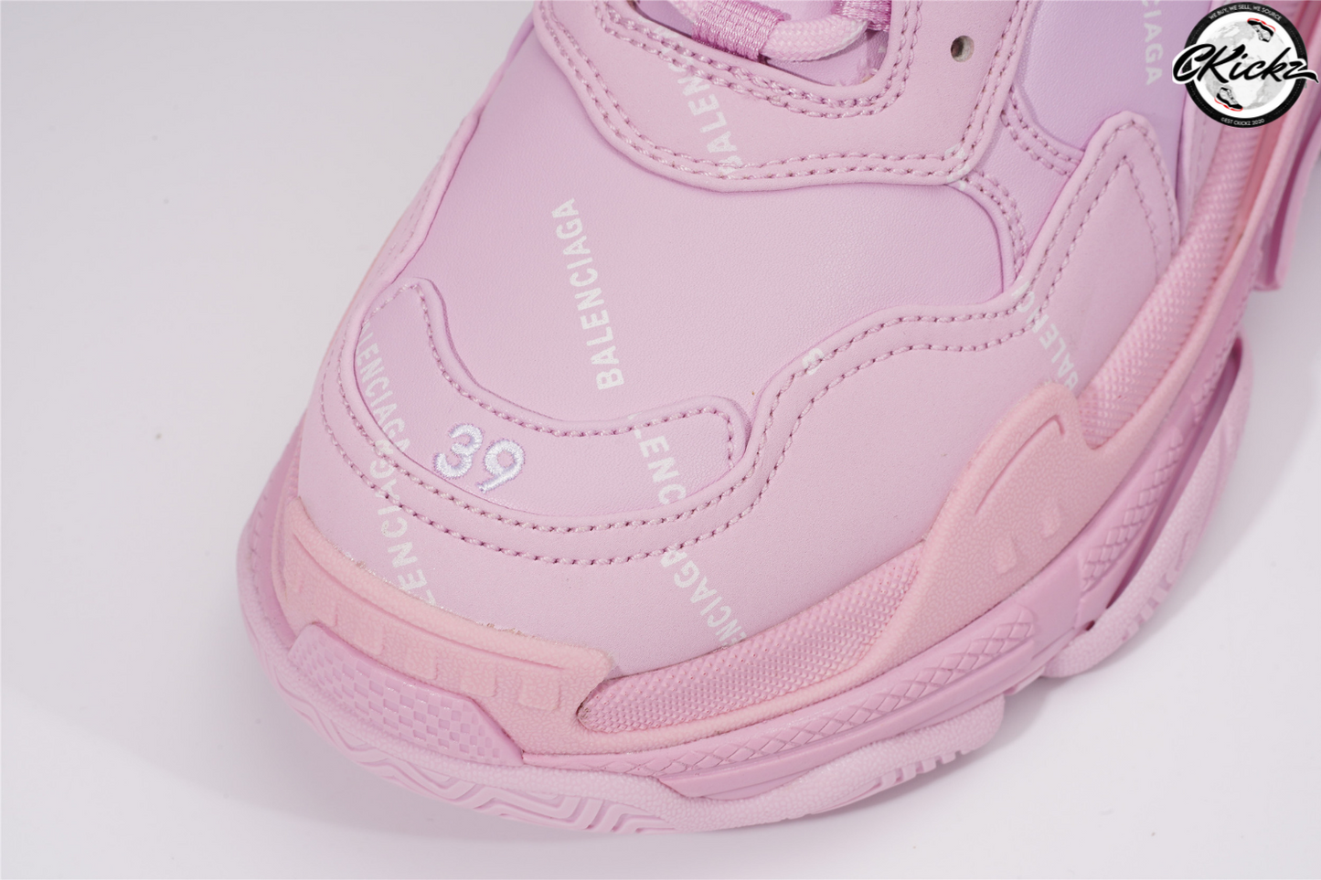 Balenci Triple S Allover Pink