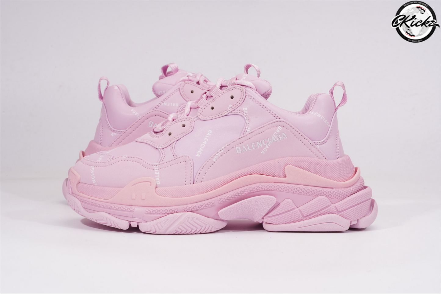 Balenci Triple S Allover Pink