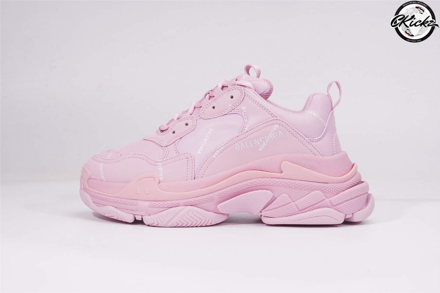 Balenci Triple S Allover Pink