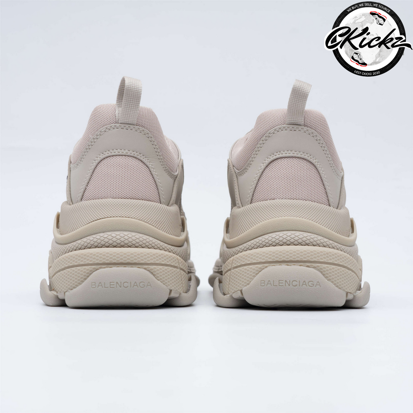 Balenci Triple S Beige