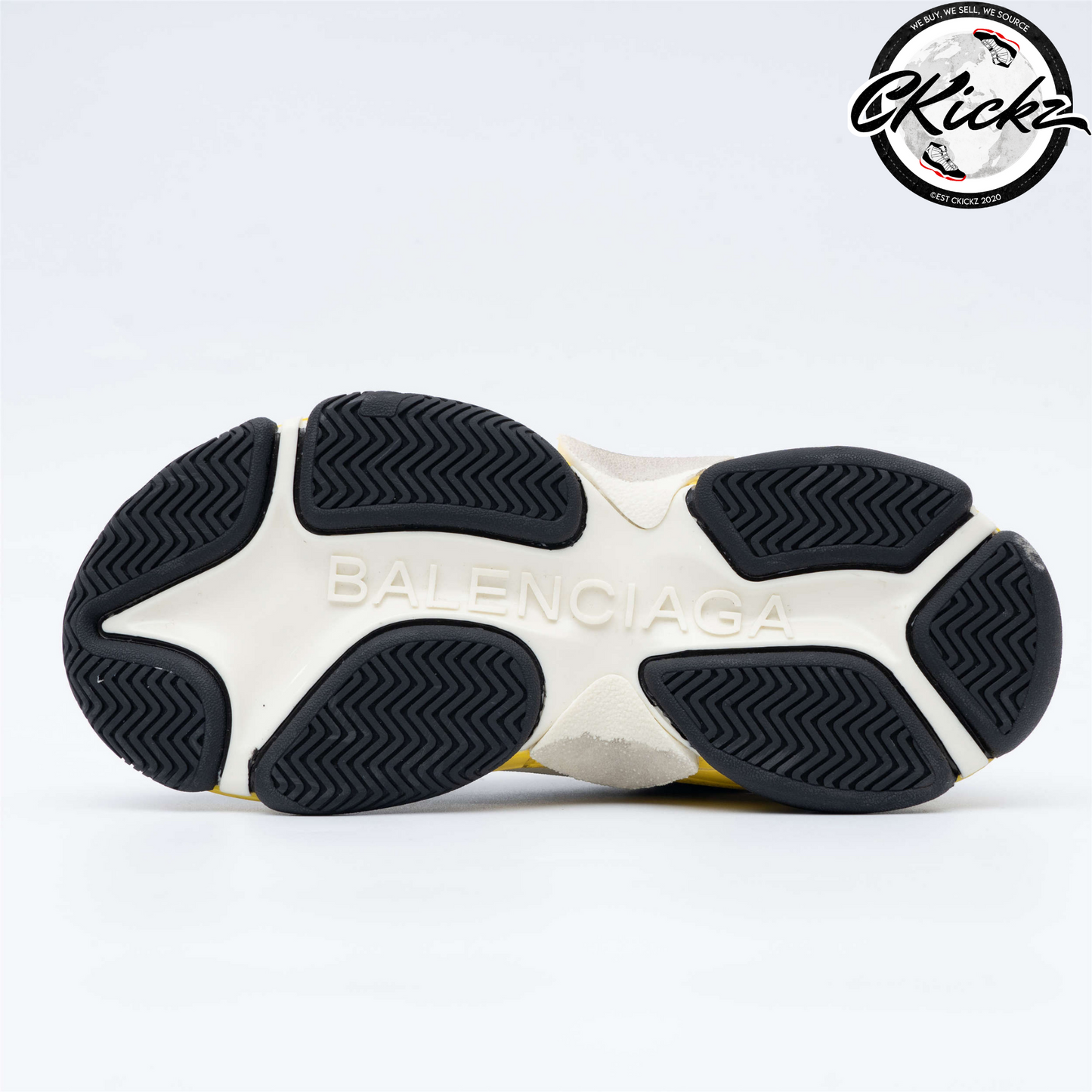Balenci Triple S Black Yellow White