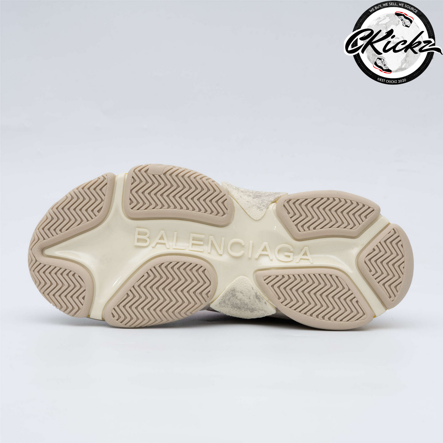 Balenci Triple S Grey Red Blue