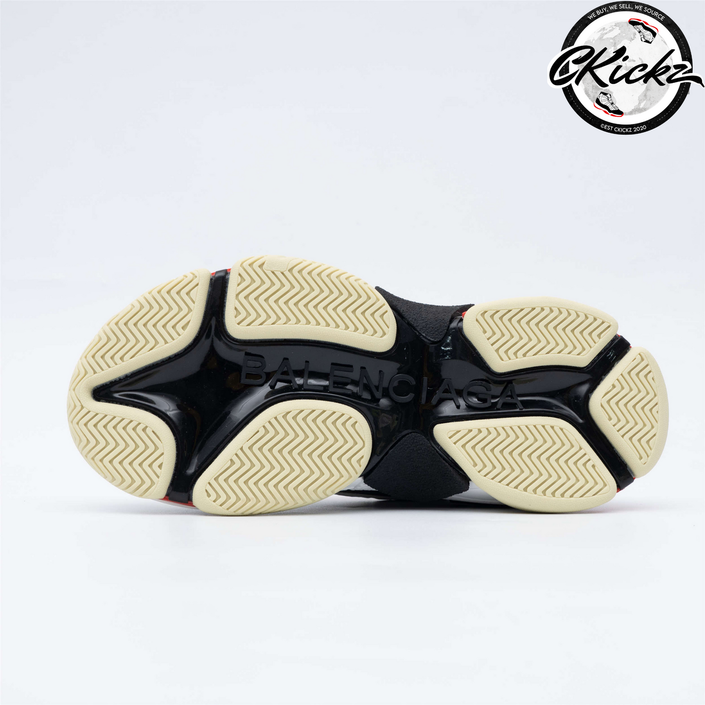 Balenci Triple S White Blue