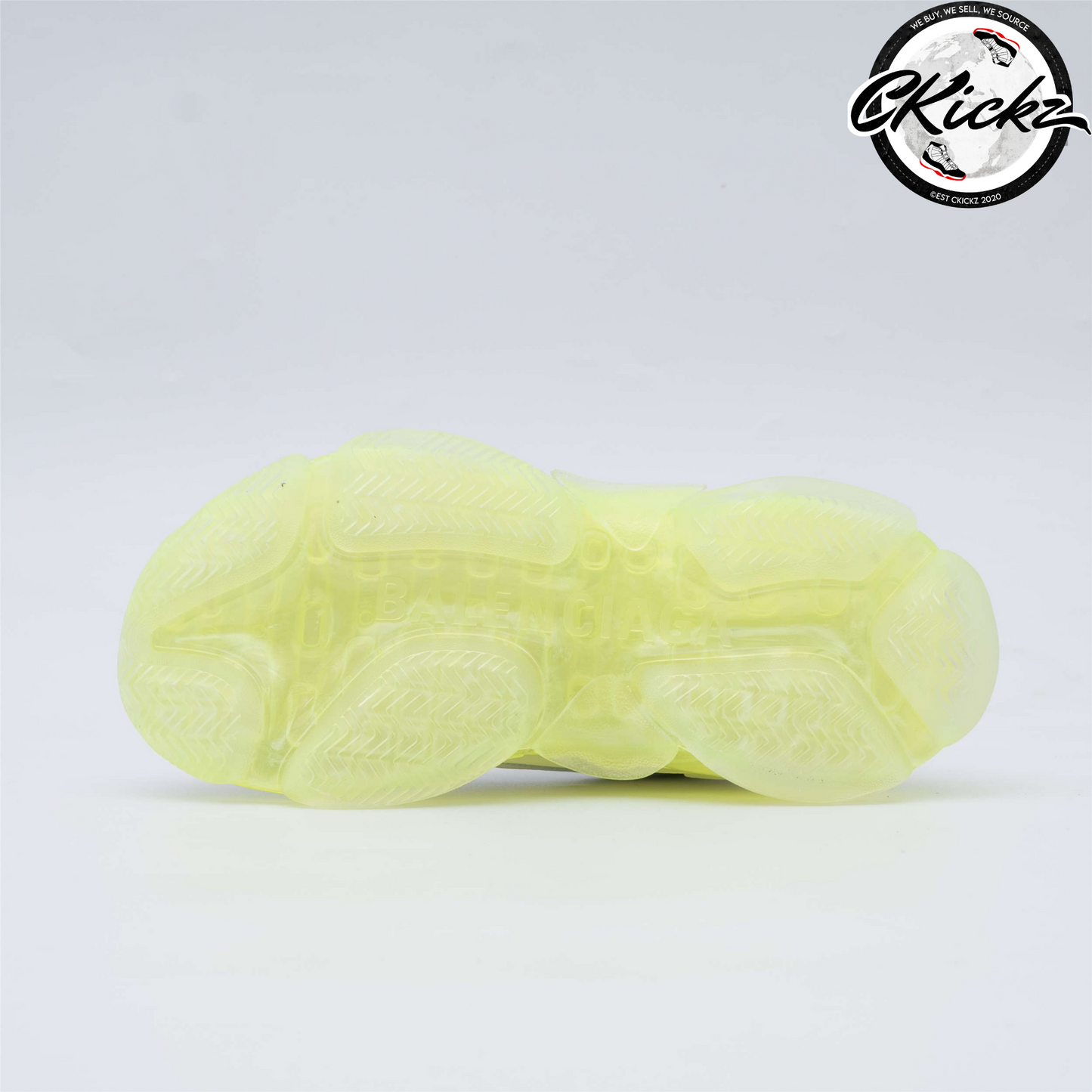 Balenci Triple S White Fluo Yellow