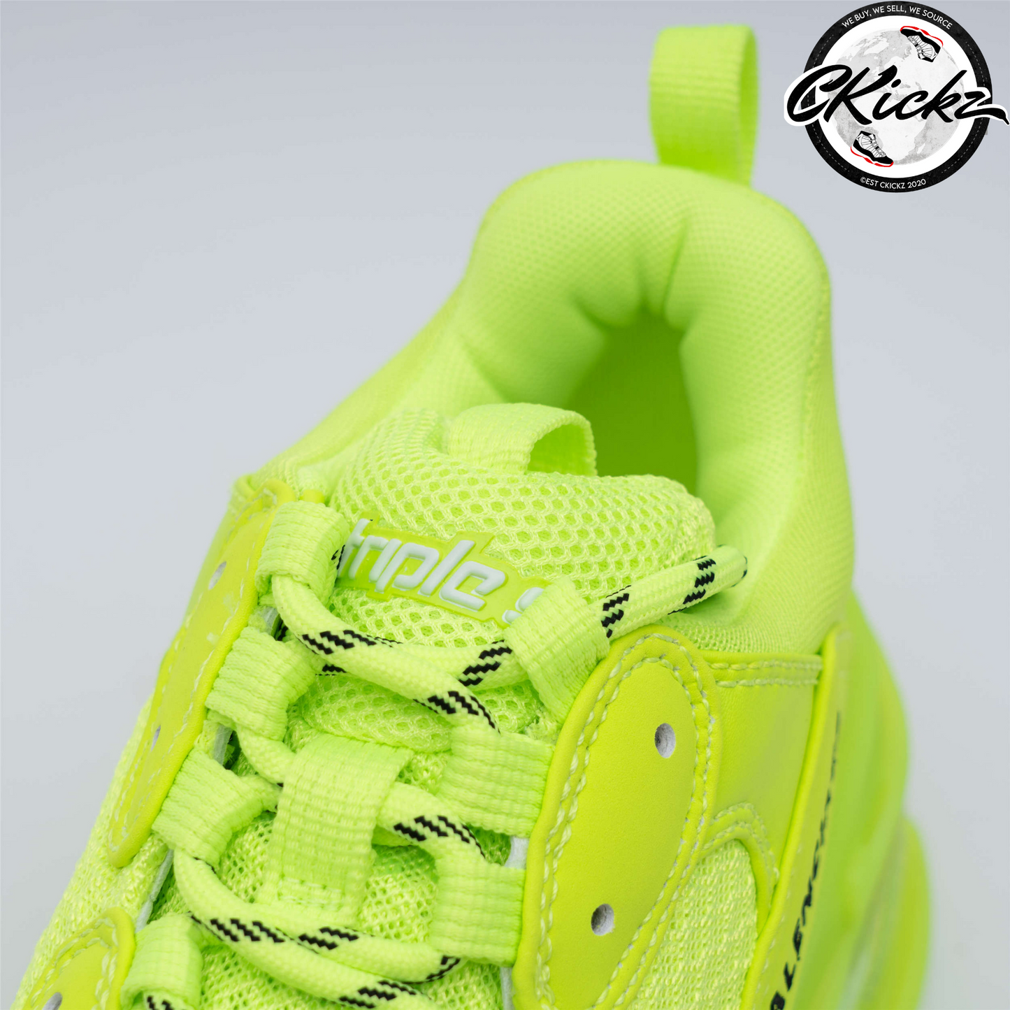 Balenci Triple S Clear Fluo Yellow
