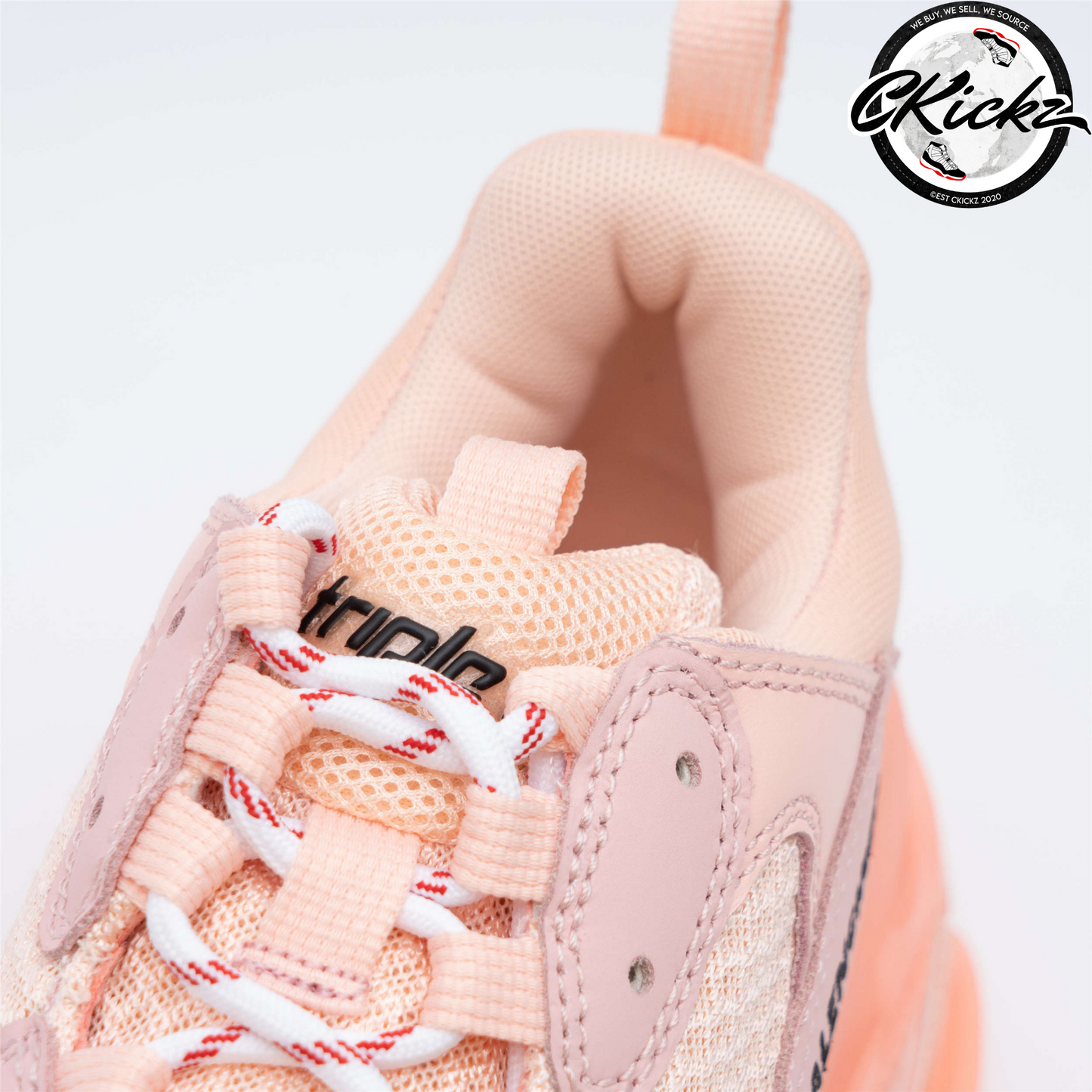 Balenci Triple S Orange Clear Sole