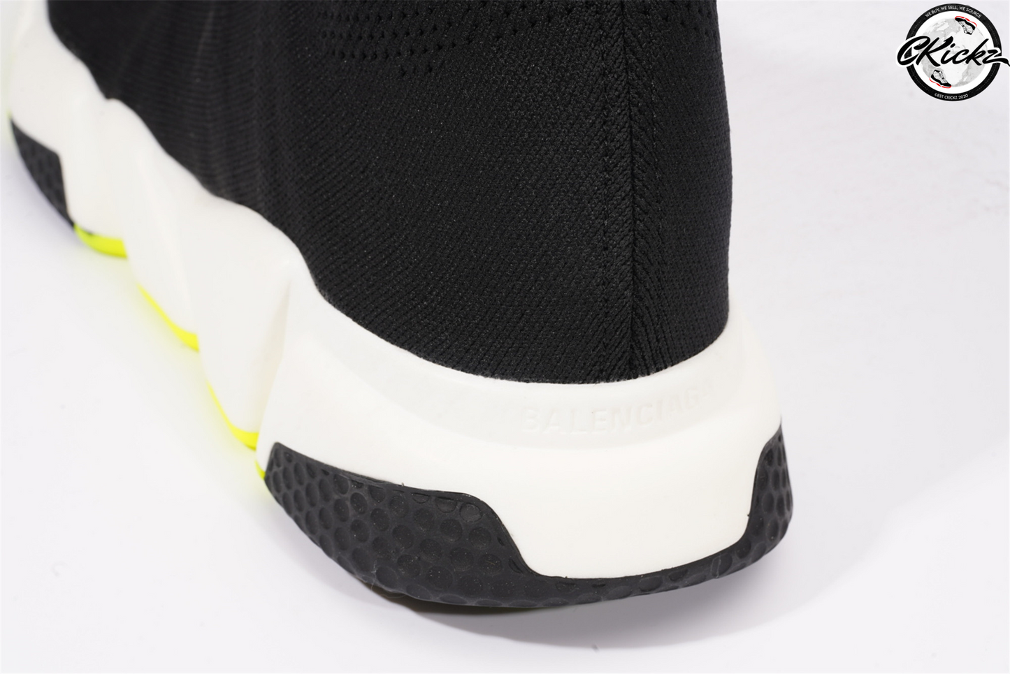 Balenci Speed Lace Up Black Yellow
