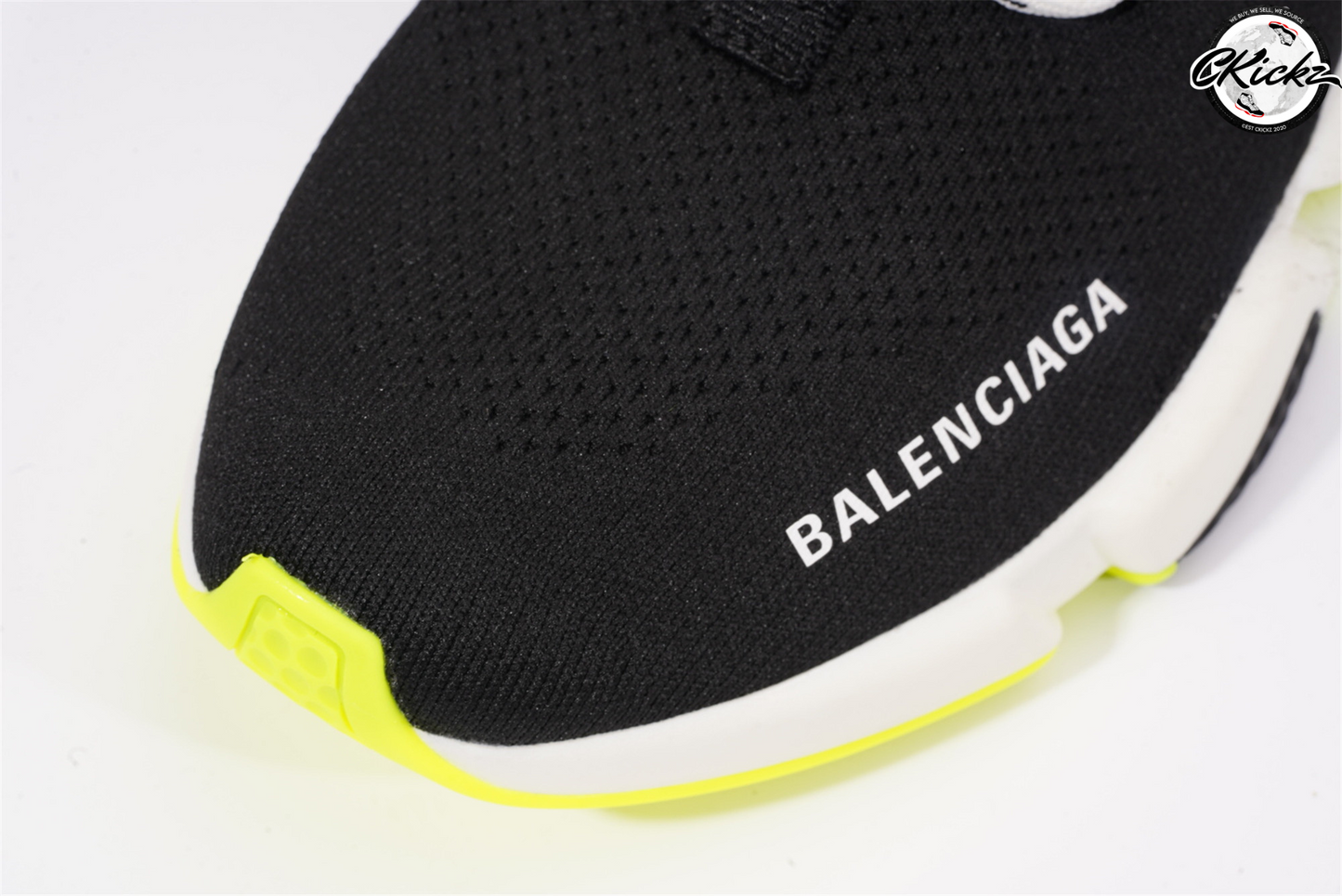 Balenci Speed Lace Up Black Yellow