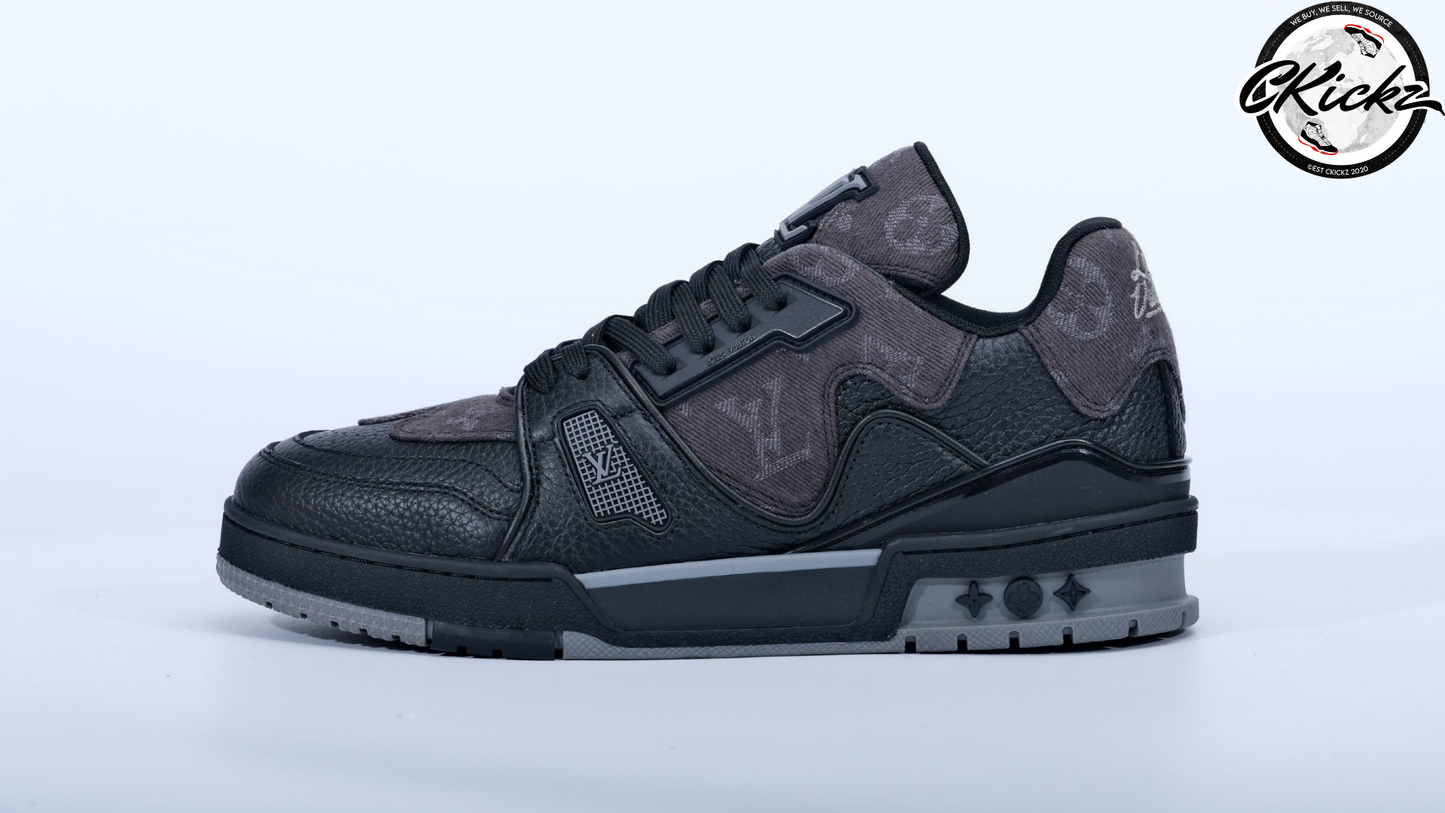 Two-Tone Denim Trainers