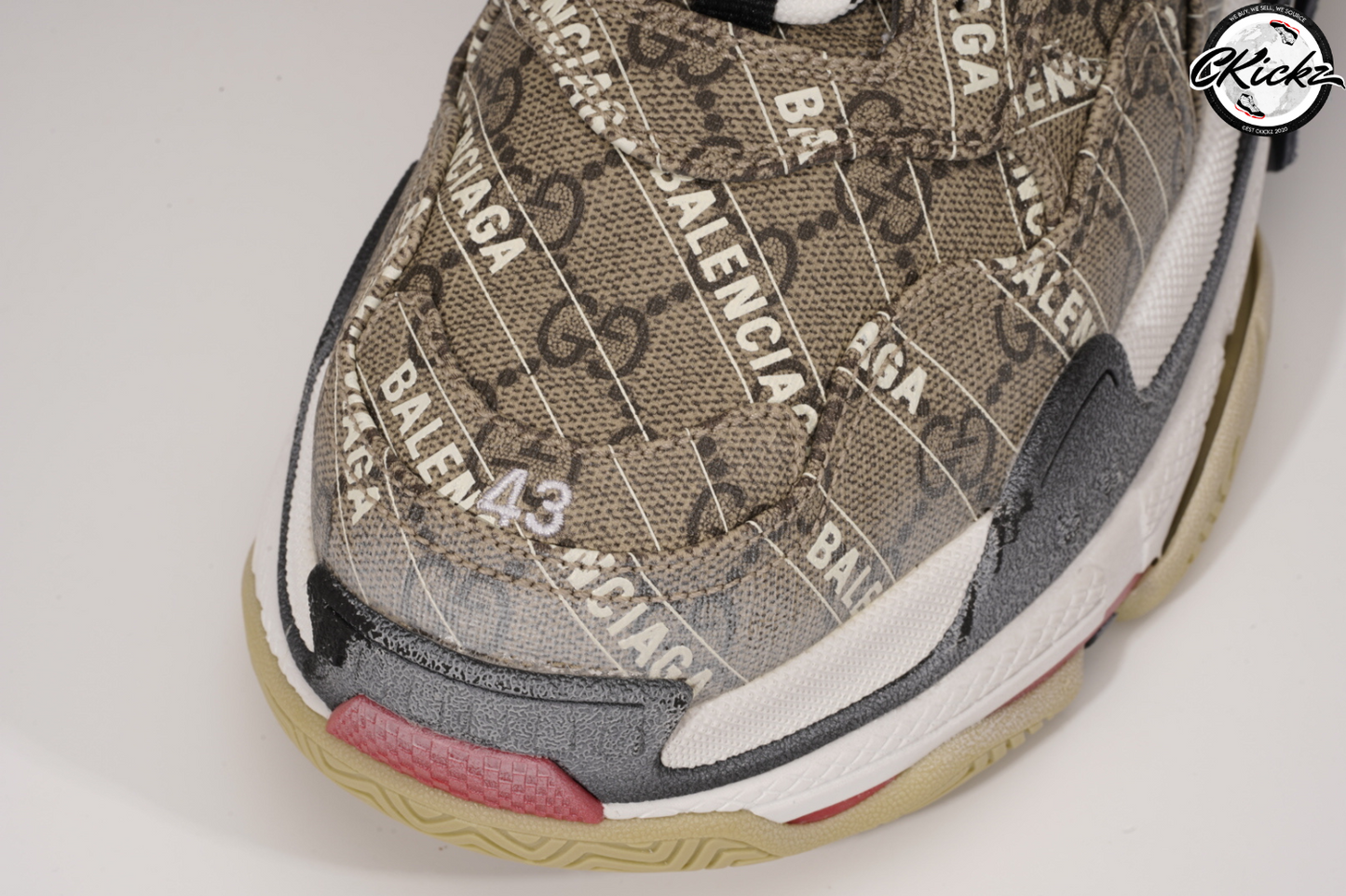 Gucci x Balenci The Hacker Project Triple S Flora Print (W)