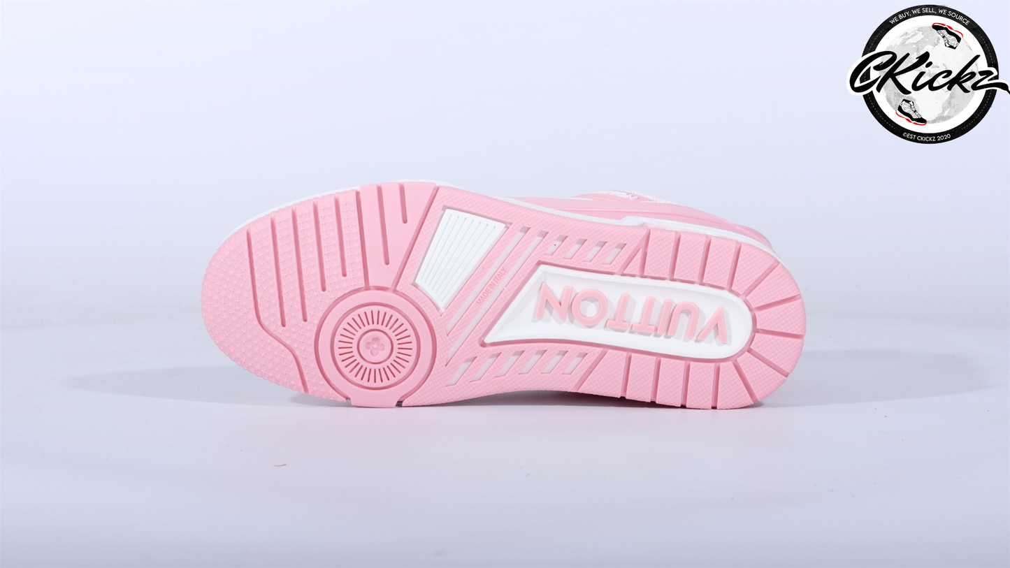 Two-Tone Low Trainers Pink/White