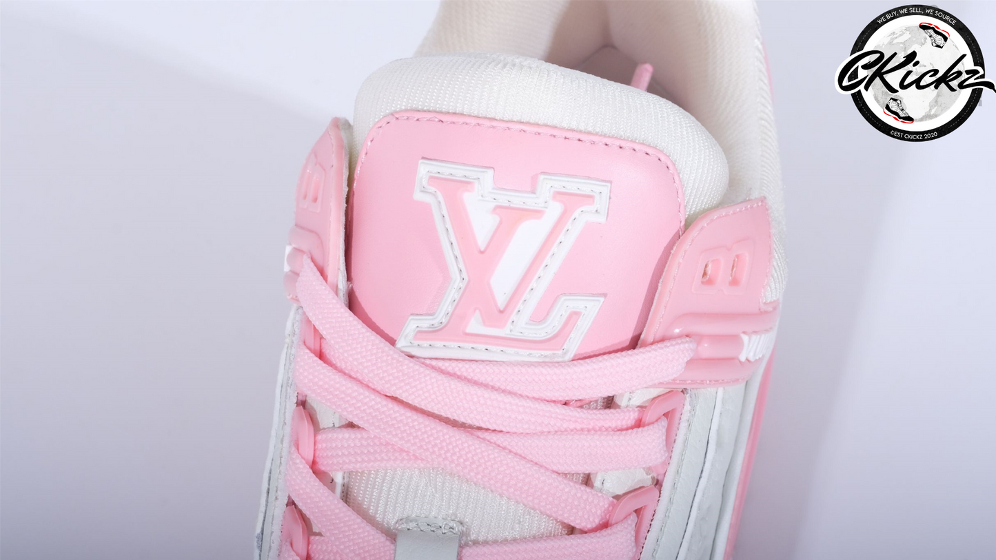 Two-Tone Low Trainers Pink/White