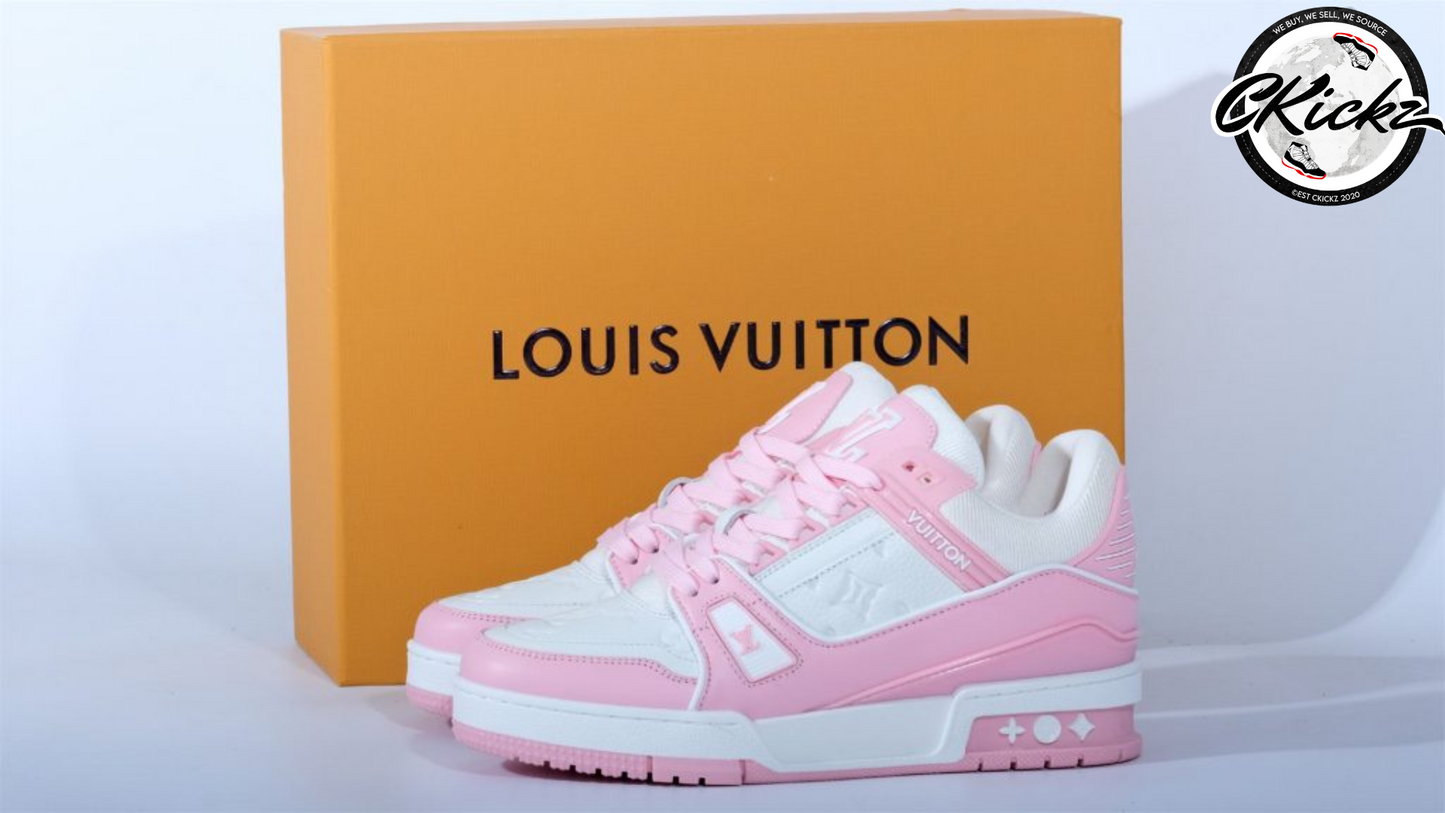 Two-Tone Low Trainers Pink/White