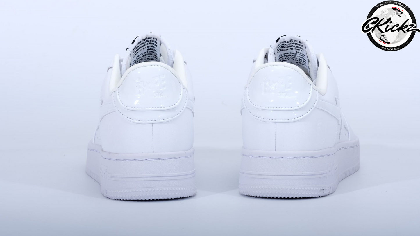 Bape STA Low White
