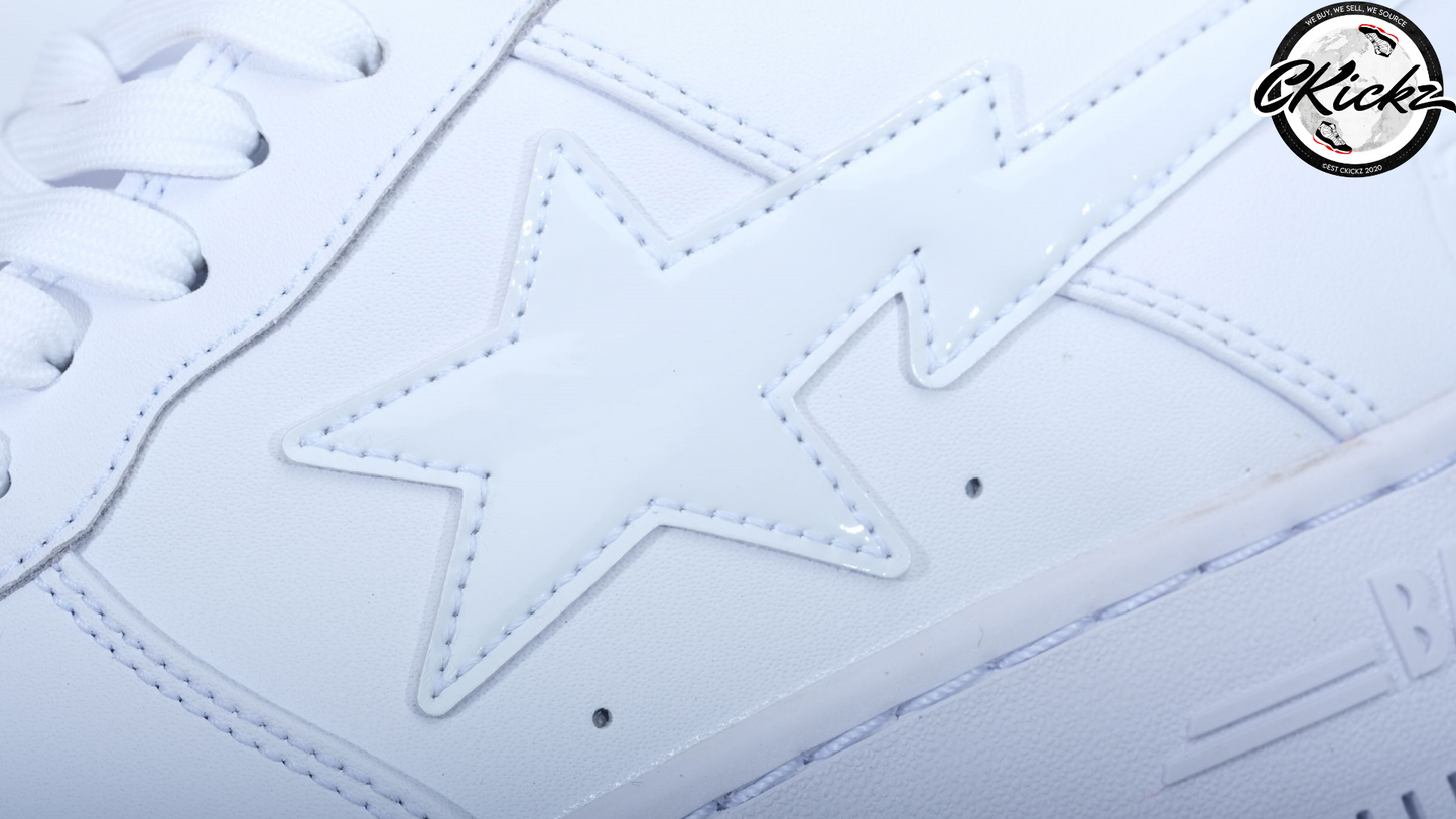 Bape STA Low White