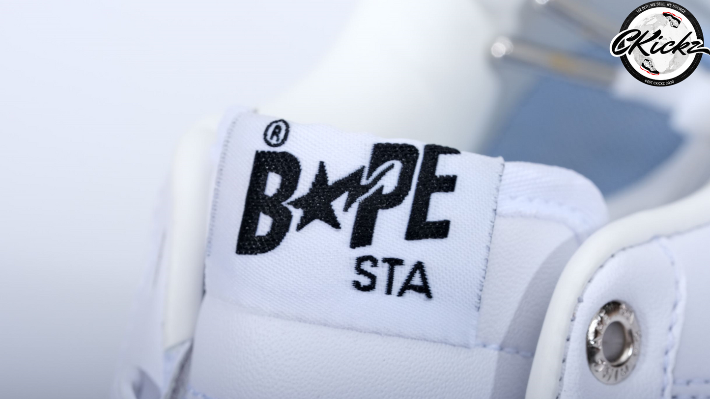 Bape STA Low White