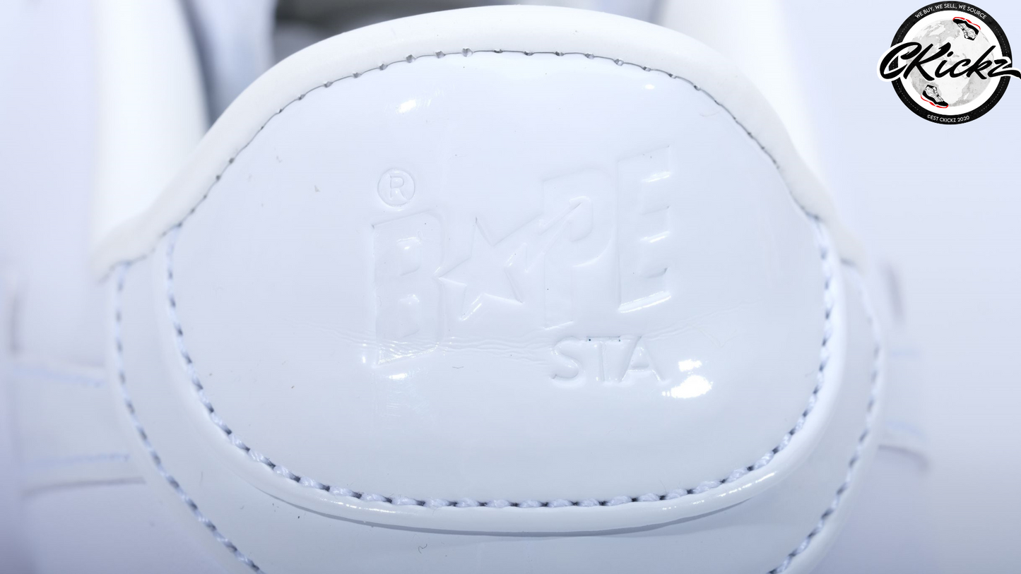 Bape STA Low White