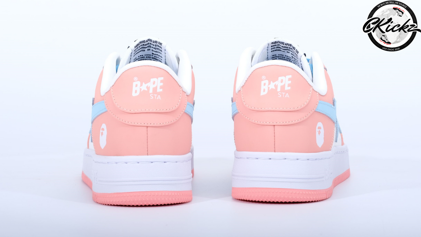 Bape STA Low Pastel Pink