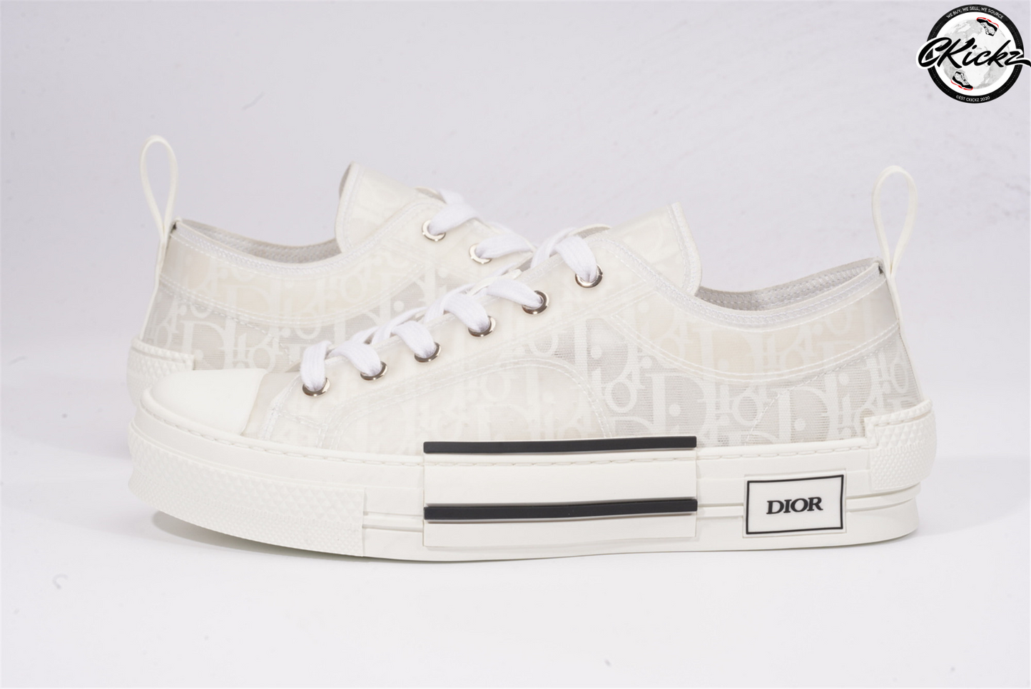 Monochrome Print Low-Top Trainer