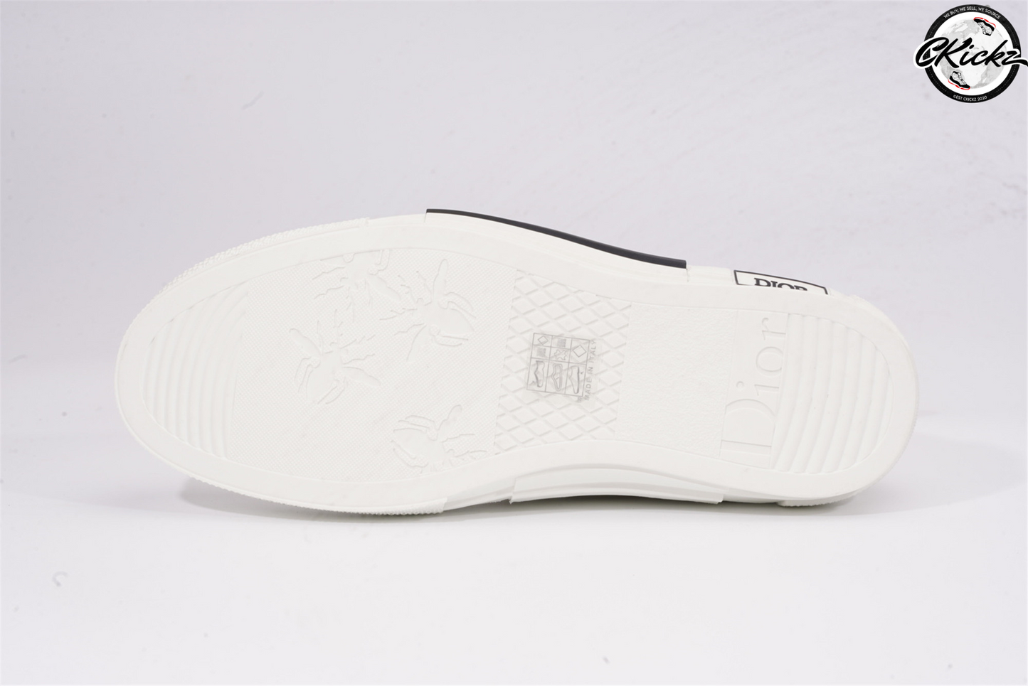 Monochrome Print High-Top Trainer