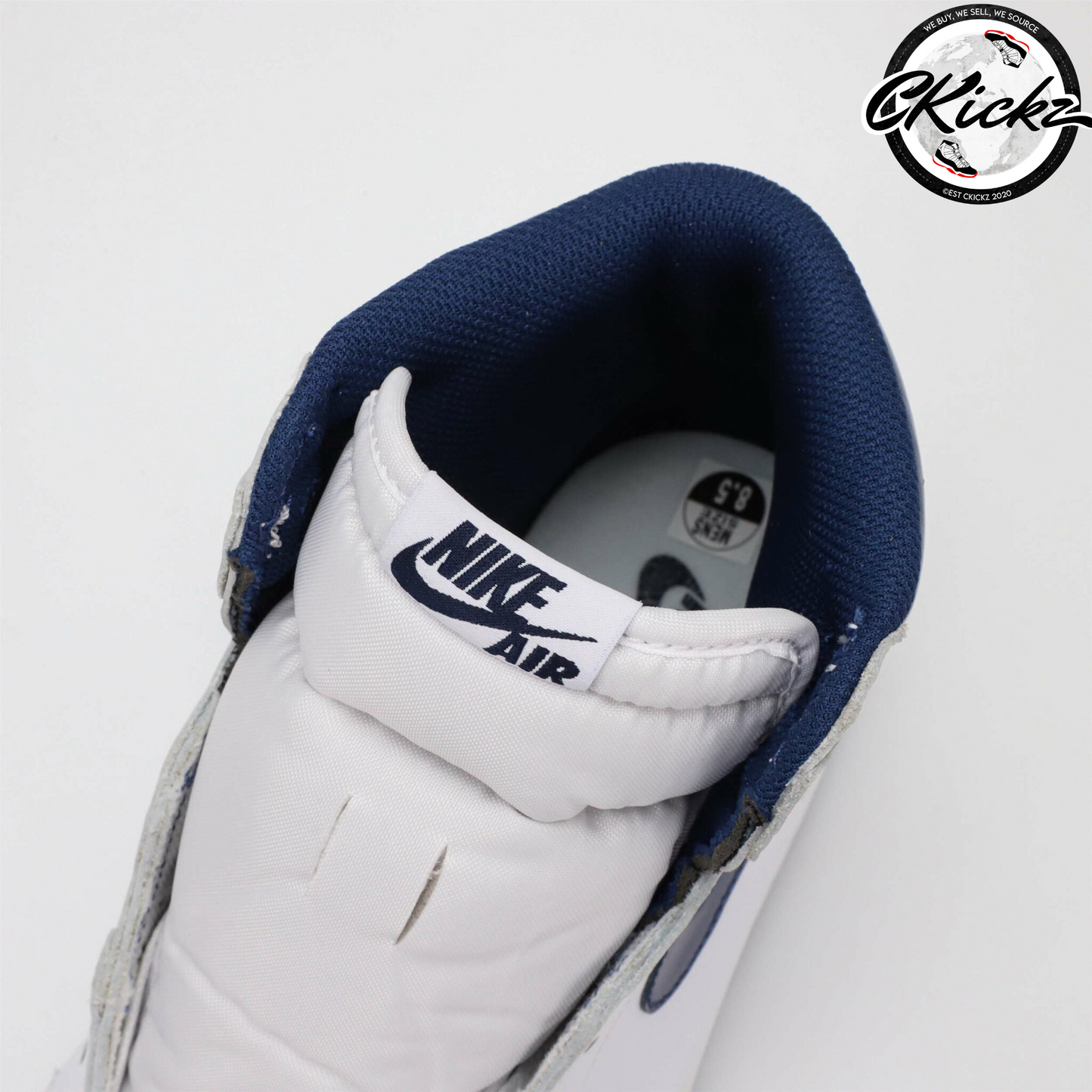 Retro OG Metallic Navy Trainers