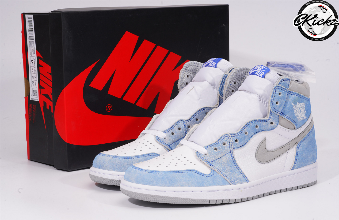 Retro Light Blue Trainers