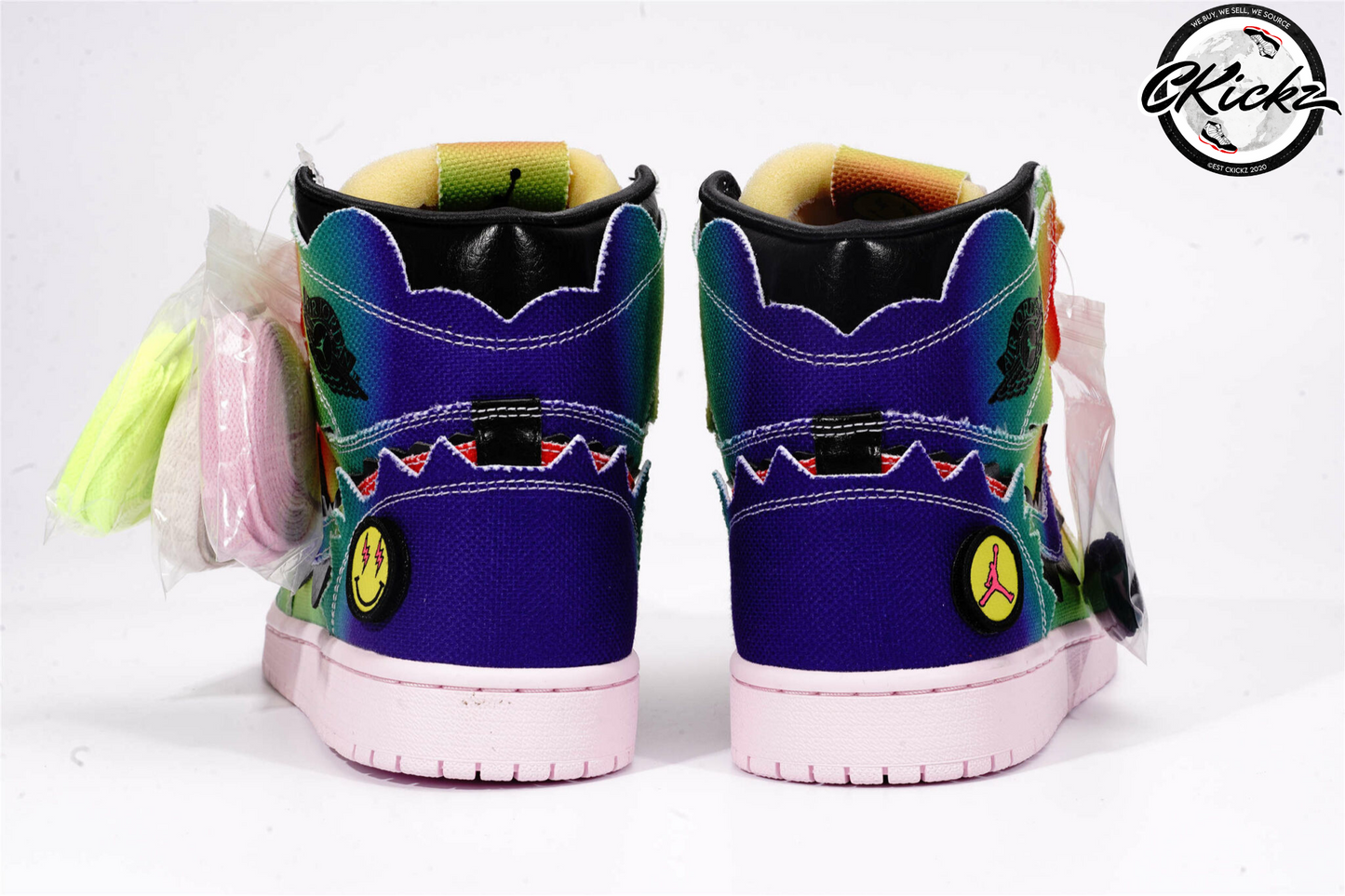 Retro High Multi Coloured Trainers