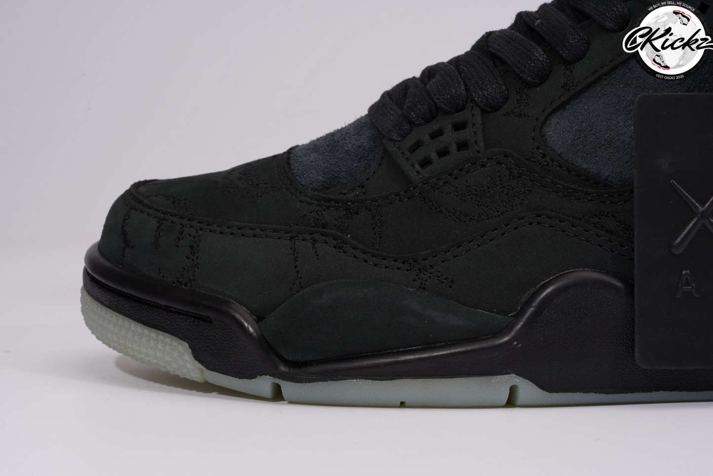 Retro Kaws Black Trainers